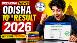BSE Odisha 10th Result 2026 Released at 4 PM – Direct Link to Check @ 6 PM