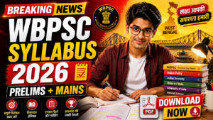 WBPSC Miscellaneous Syllabus 2026