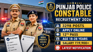 Punjab Police Constable Recruitment 2026