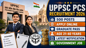 UPPSC PCS Pre Recruitment 2026